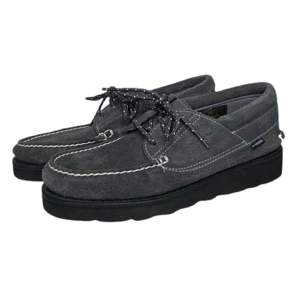 Timberland x Madness Hong Kong Mens 3 Eye Classic Suede Boat Gray Shoe Mens US 8 - Picture 2 of 10